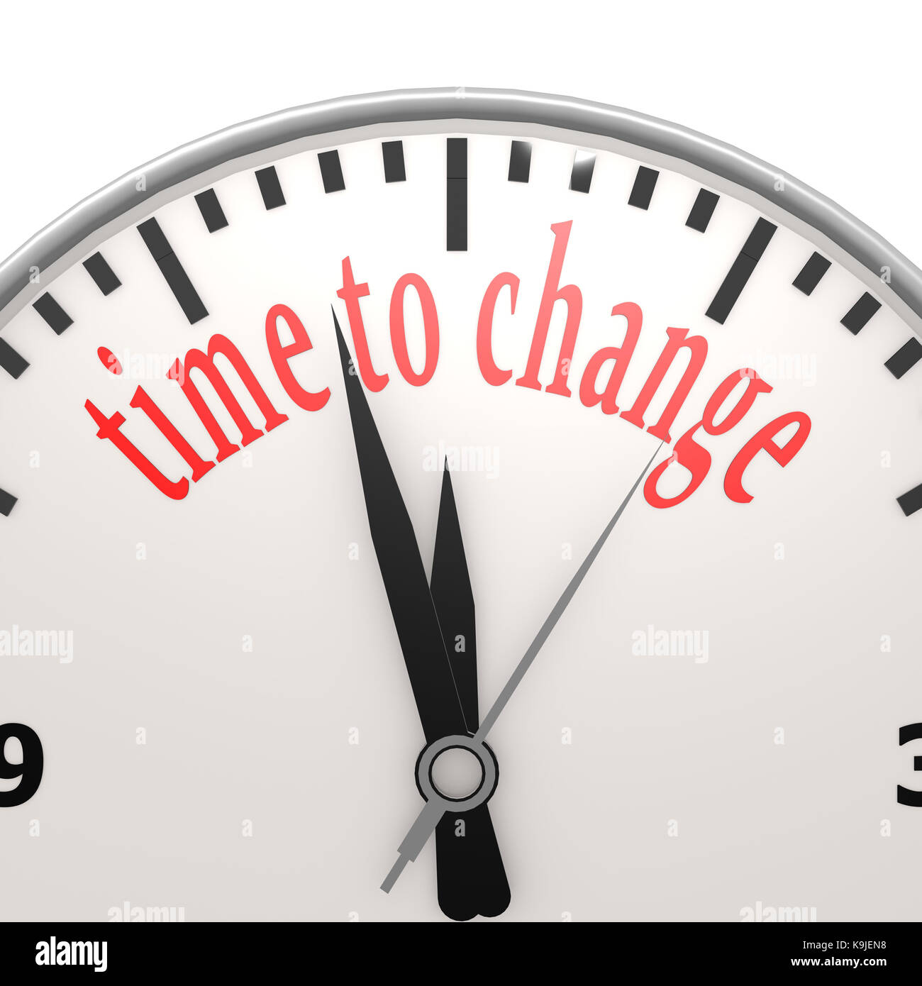 Time to change clock Stock Photo Alamy