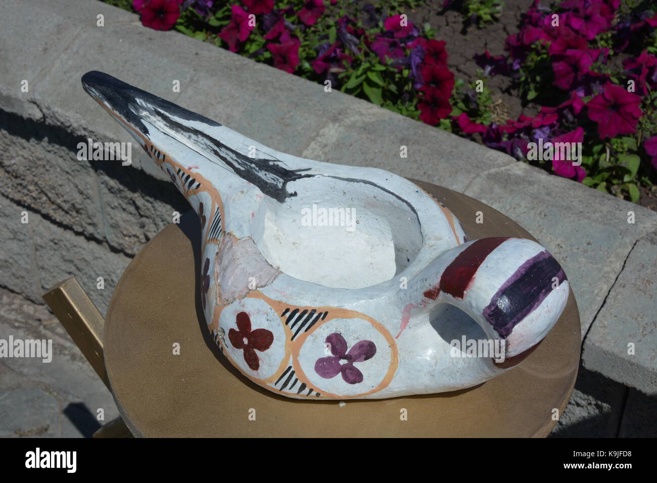 Astana, Kazakhstan - Exhibit in ethnic festival in summer 2017 Stock