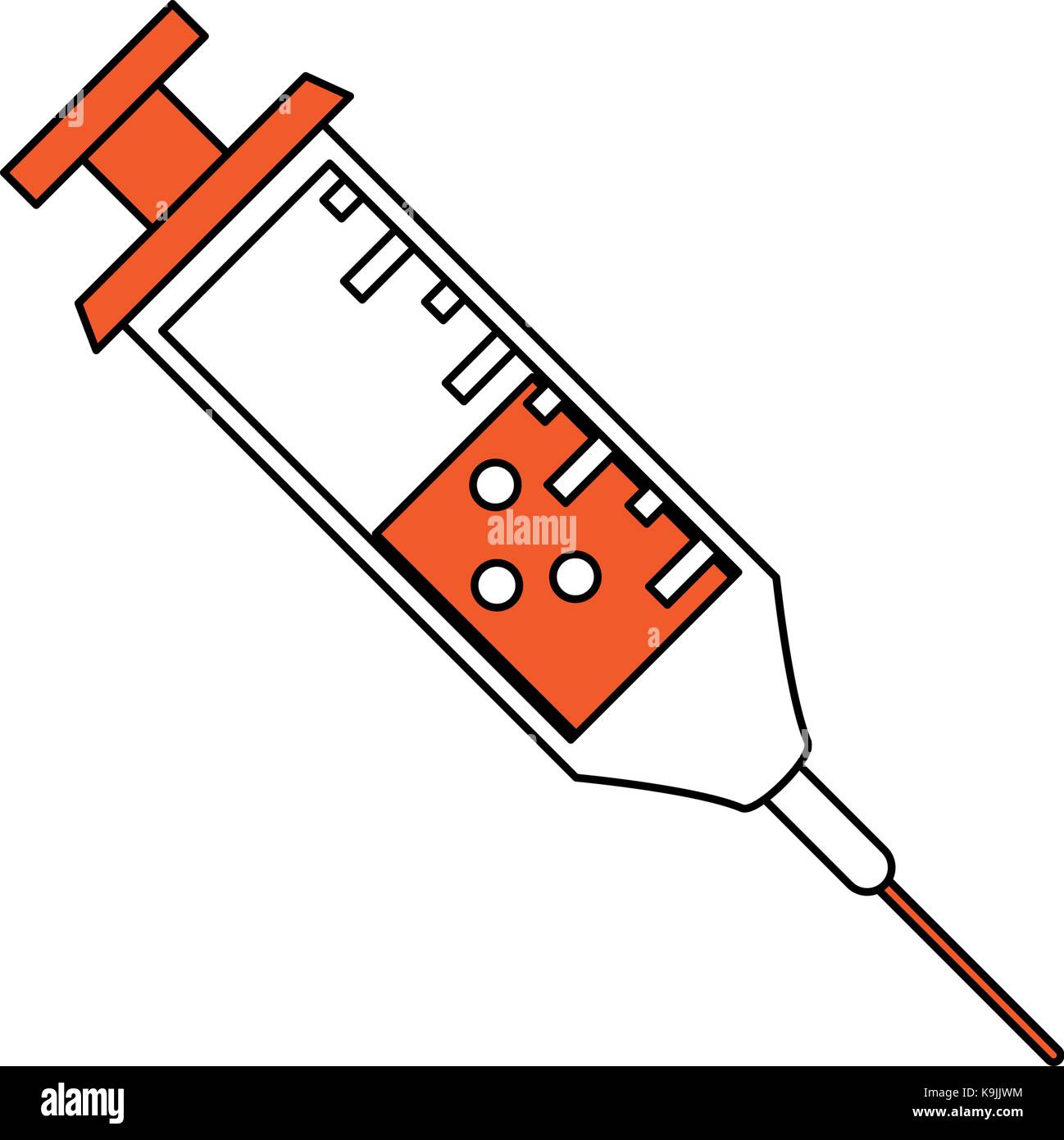 Medical syringe symbol Stock Vector Image & Art Alamy