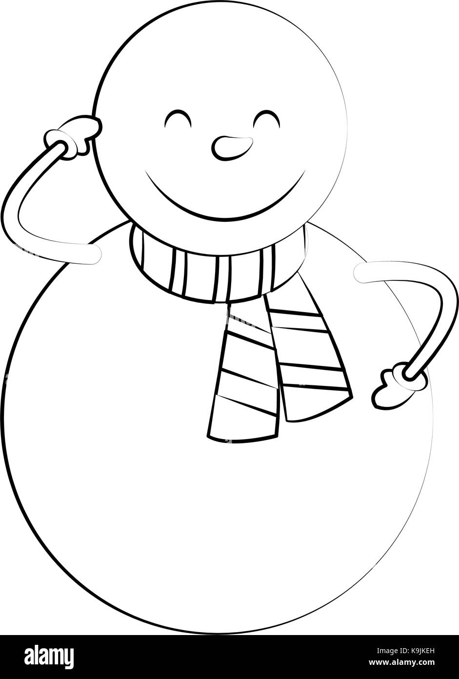snowman christmas related icon image Stock Vector Image & Art - Alamy