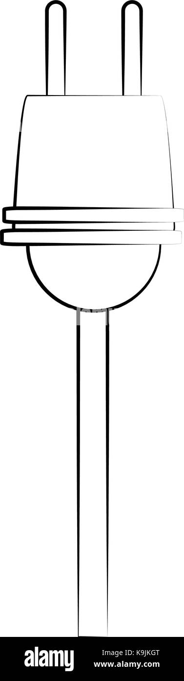 Electric plug isolated Stock Vector Image & Art - Alamy