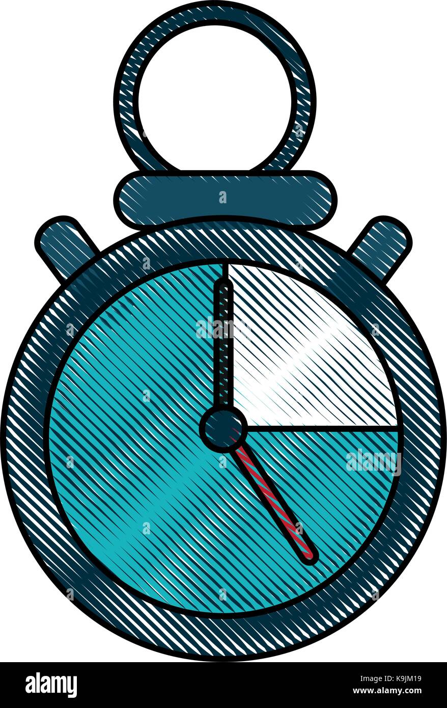 Clock timer isolated Stock Vector Image & Art - Alamy