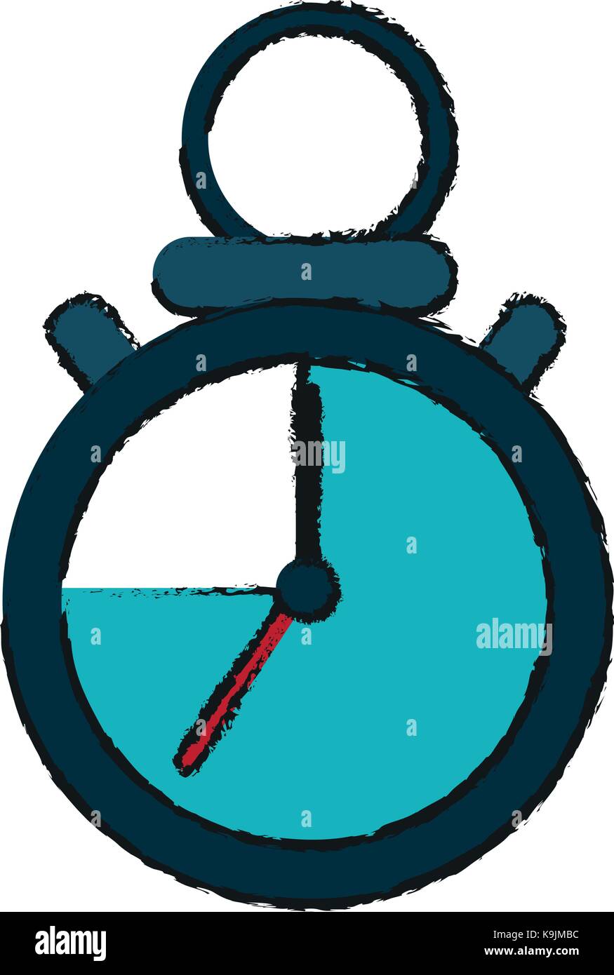 Clock timer isolated Stock Vector Image & Art - Alamy