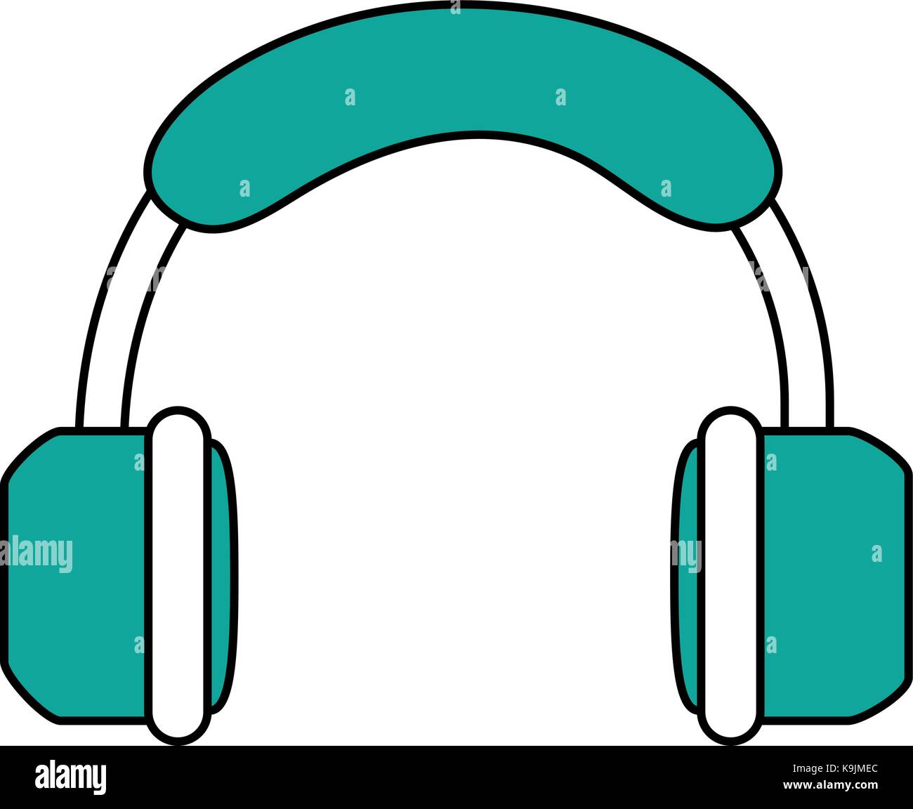 Music earphones device Stock Vector Image & Art - Alamy
