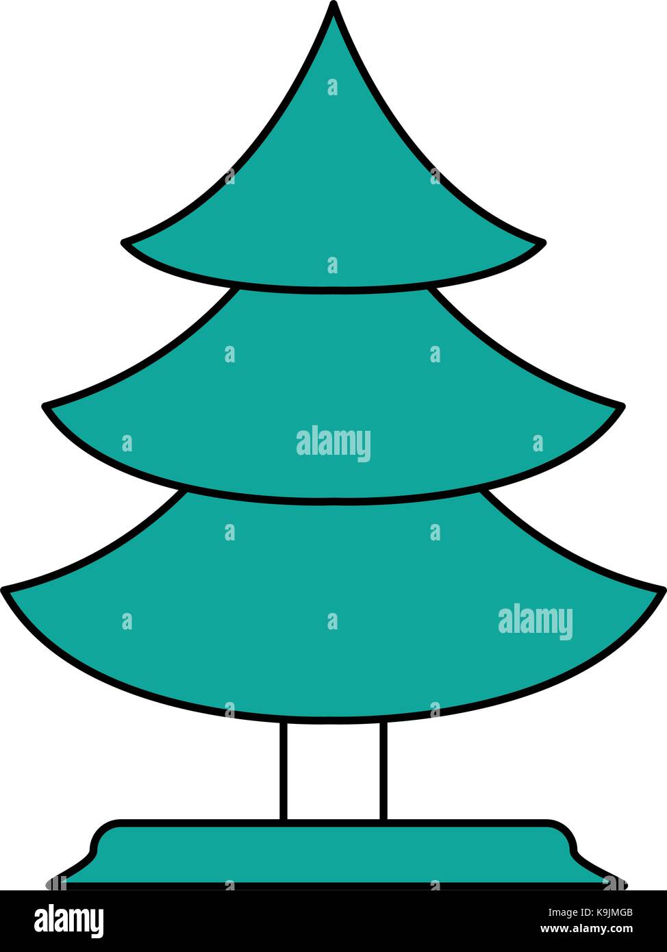 Christmas tree symbol Stock Vector Image & Art Alamy