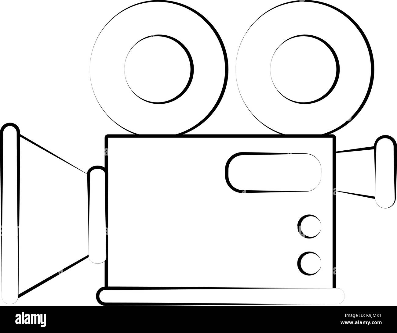 Camcorder professional camera Stock Vector Image & Art - Alamy