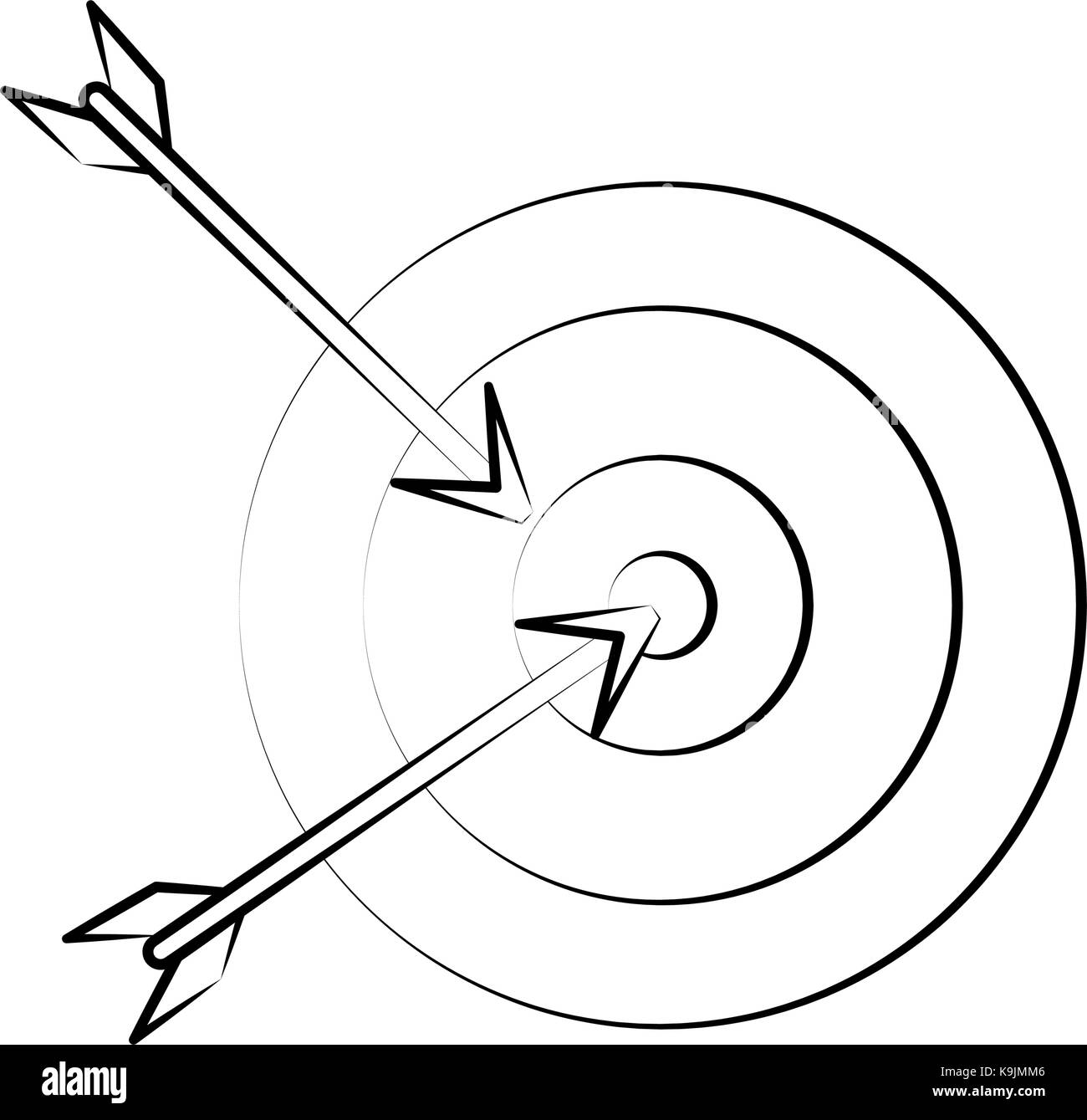 Target dartboard isolated Stock Vector Image &amp; Art - Alamy