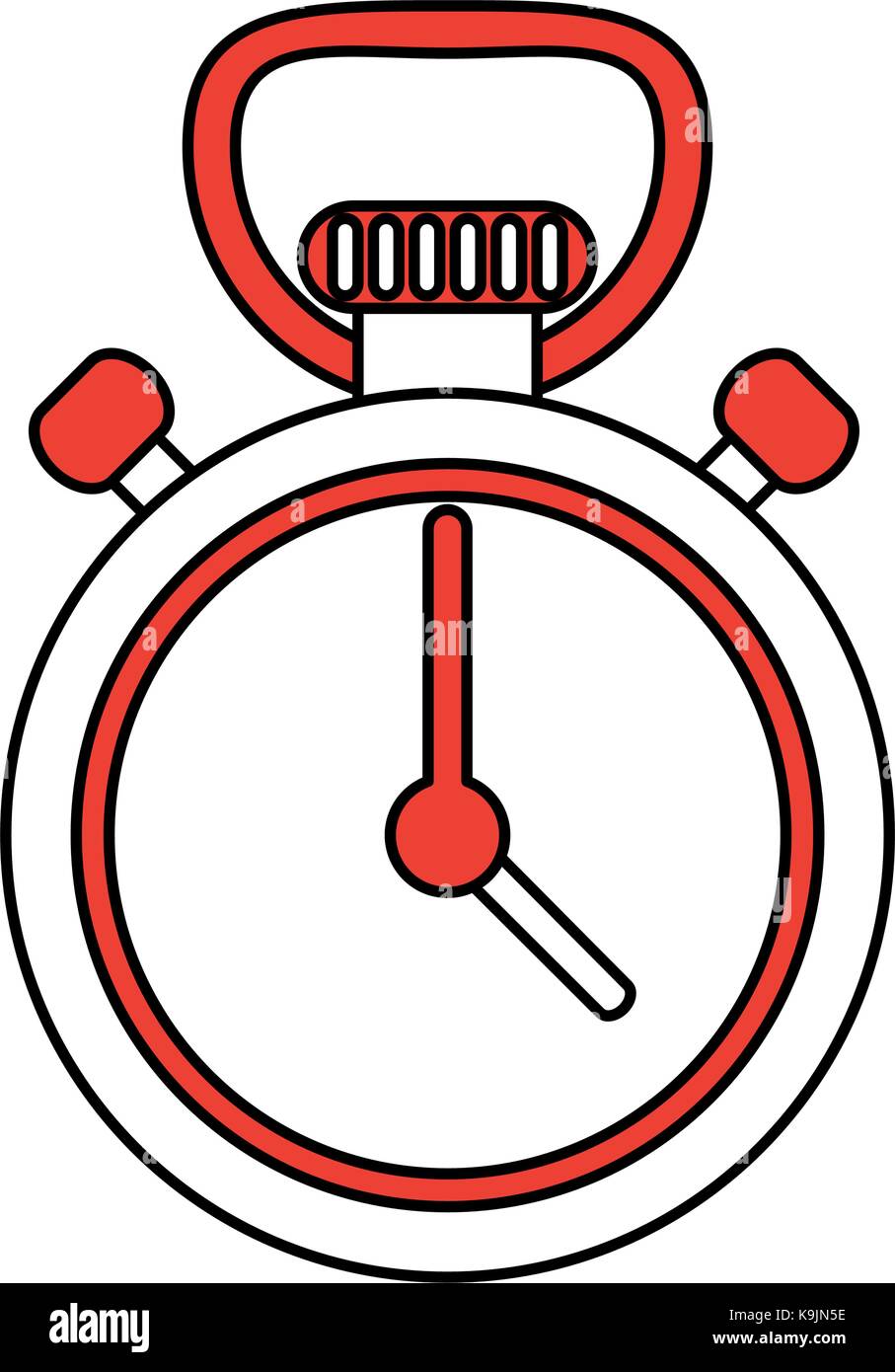 Clock timer isolated Stock Vector Image & Art - Alamy