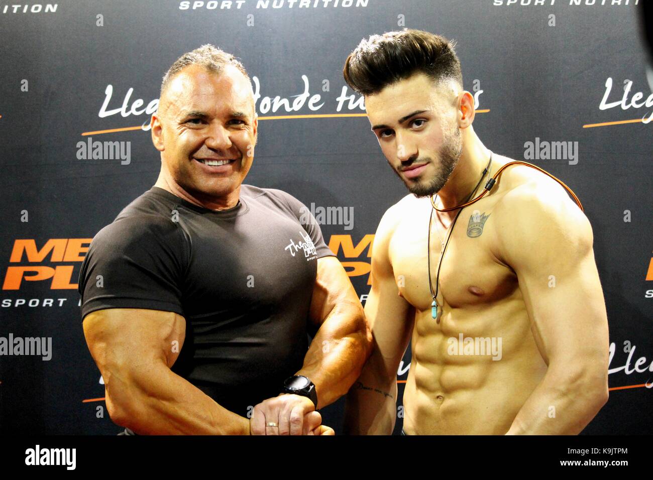 Barcelona, Spain September 22, 2017 Bodybuilding worldwide stars