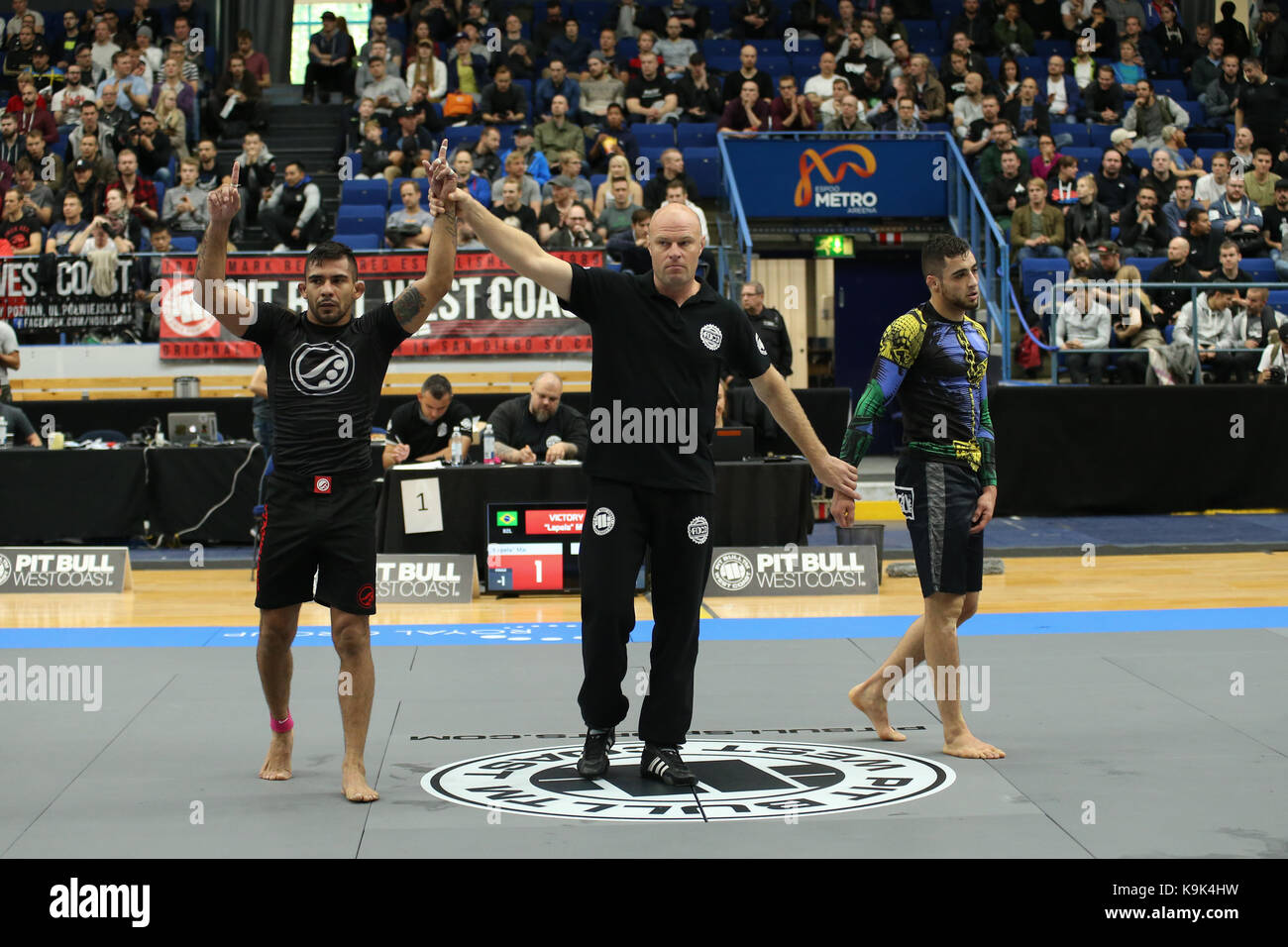 Espoo, Finland, 23th September, 2017. Top grapplers from all over the