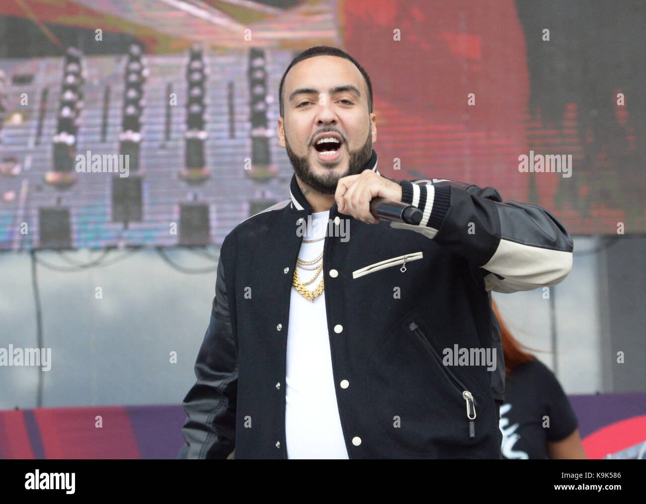 Las Vegas, Nevada, USA. 23rd Sep, 2017. Rapper French Montana performs