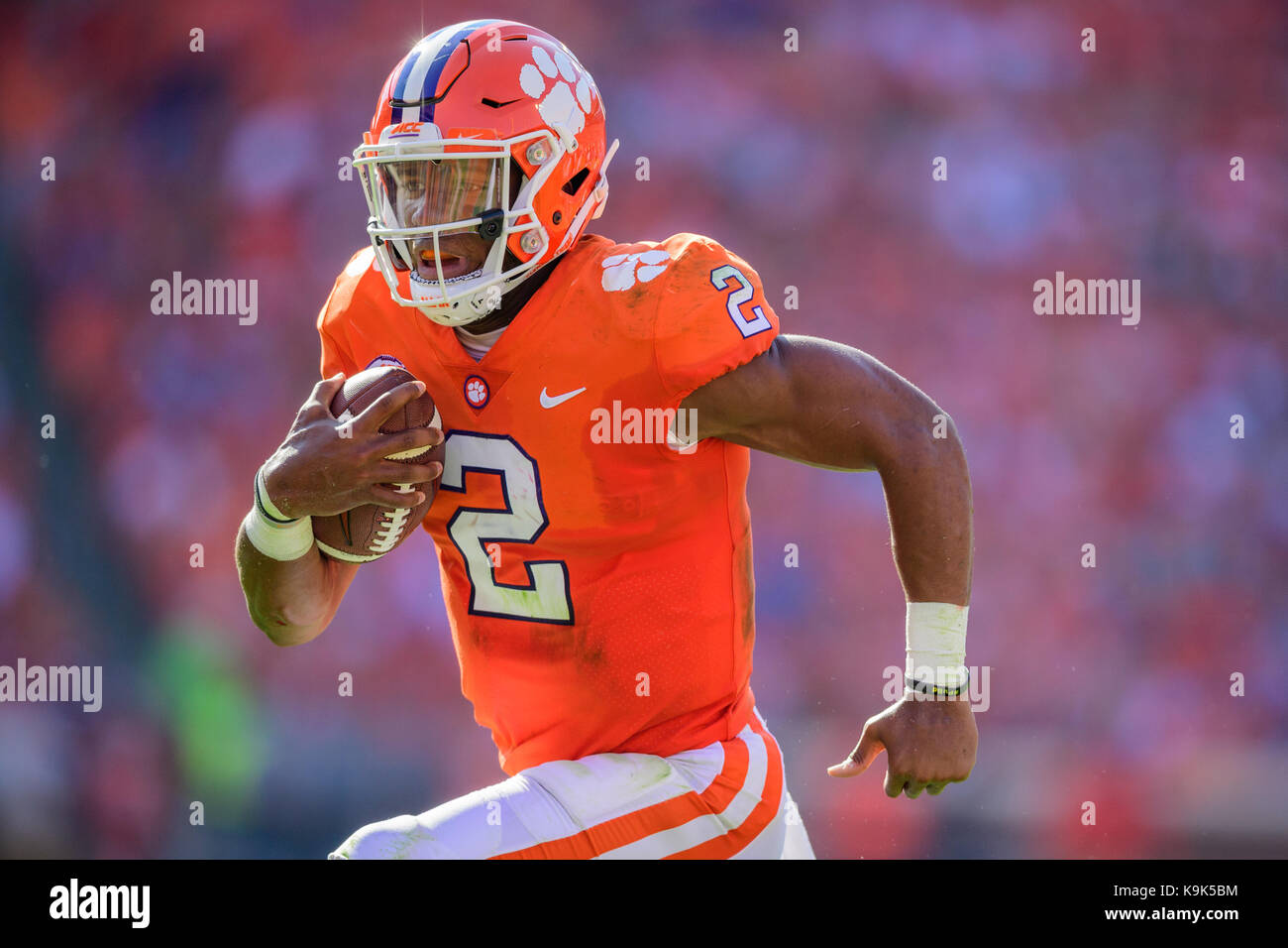 Clemson Quarterback Kelly Bryant 2 During The Ncaa College