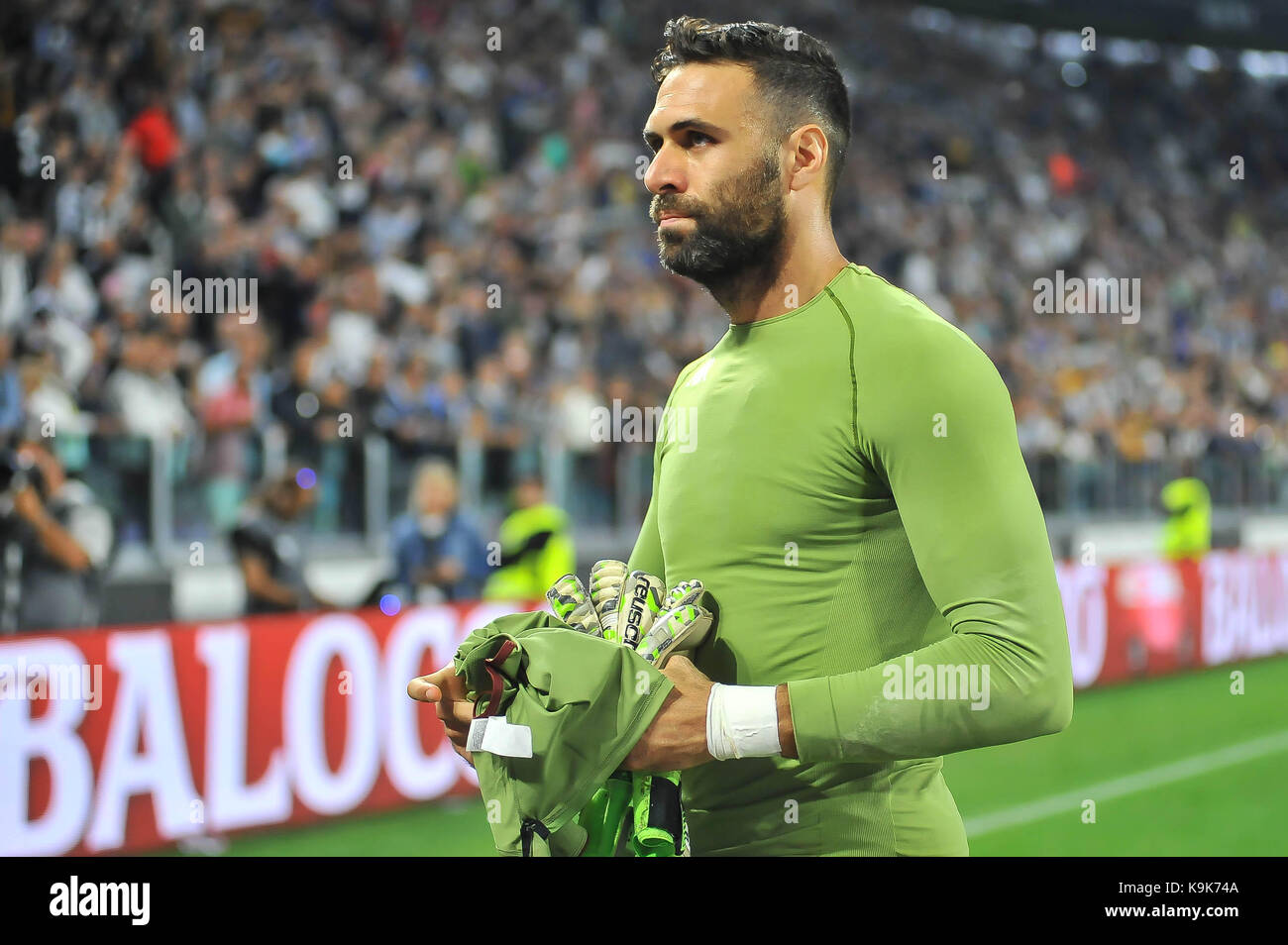 Salvatore Sirigu Torino Fc During The Serie A Football Match Between Juventus Fc And Torino Fc At Allianz Stadium On 23 September 2017 In Turin Italy Stock Photo Alamy