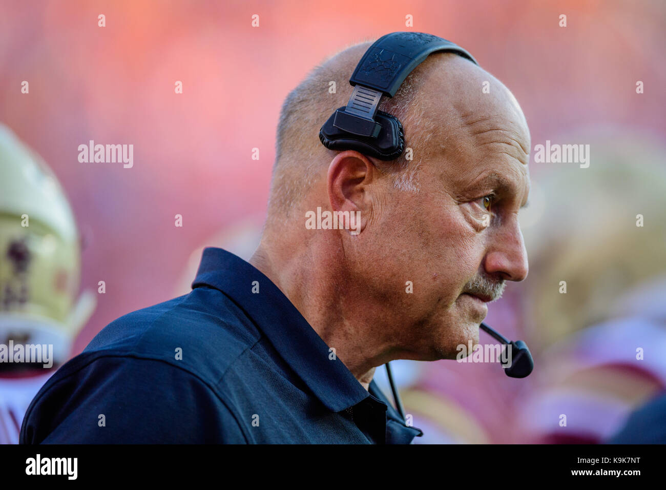 Boston College Head Coach Steve Addazio during the NCAA college ...