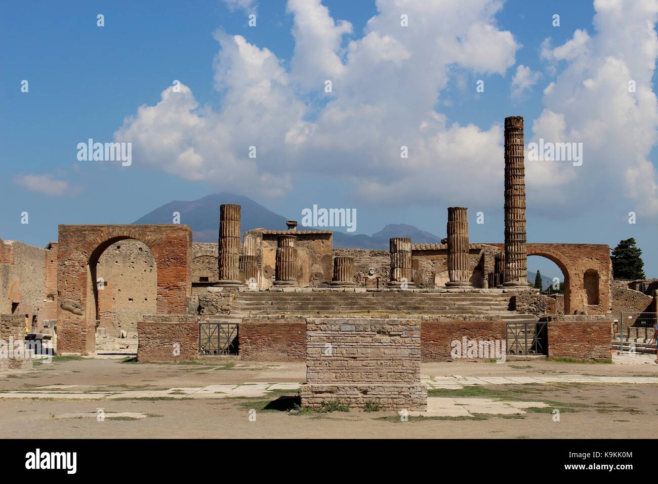 The archaeological remains of Pompeii demonstrates nature's ability to destroy and preserve. Stock Photo