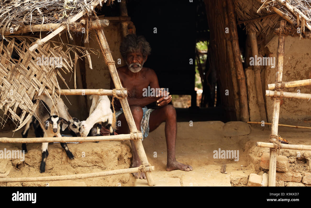 South indian man aged hi-res stock photography and images - Alamy