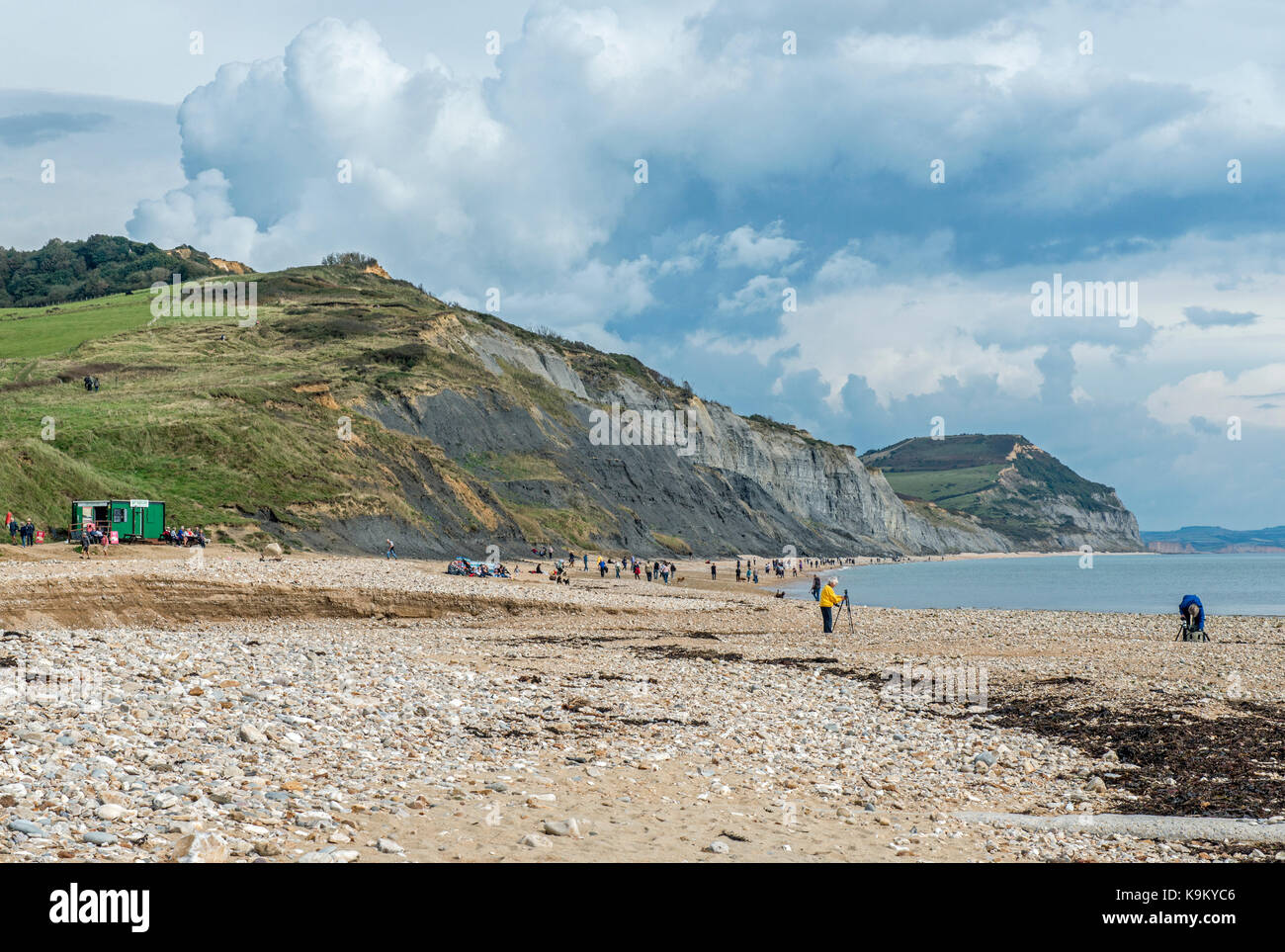 Charmouth Beach West Dorset England Stock Photo