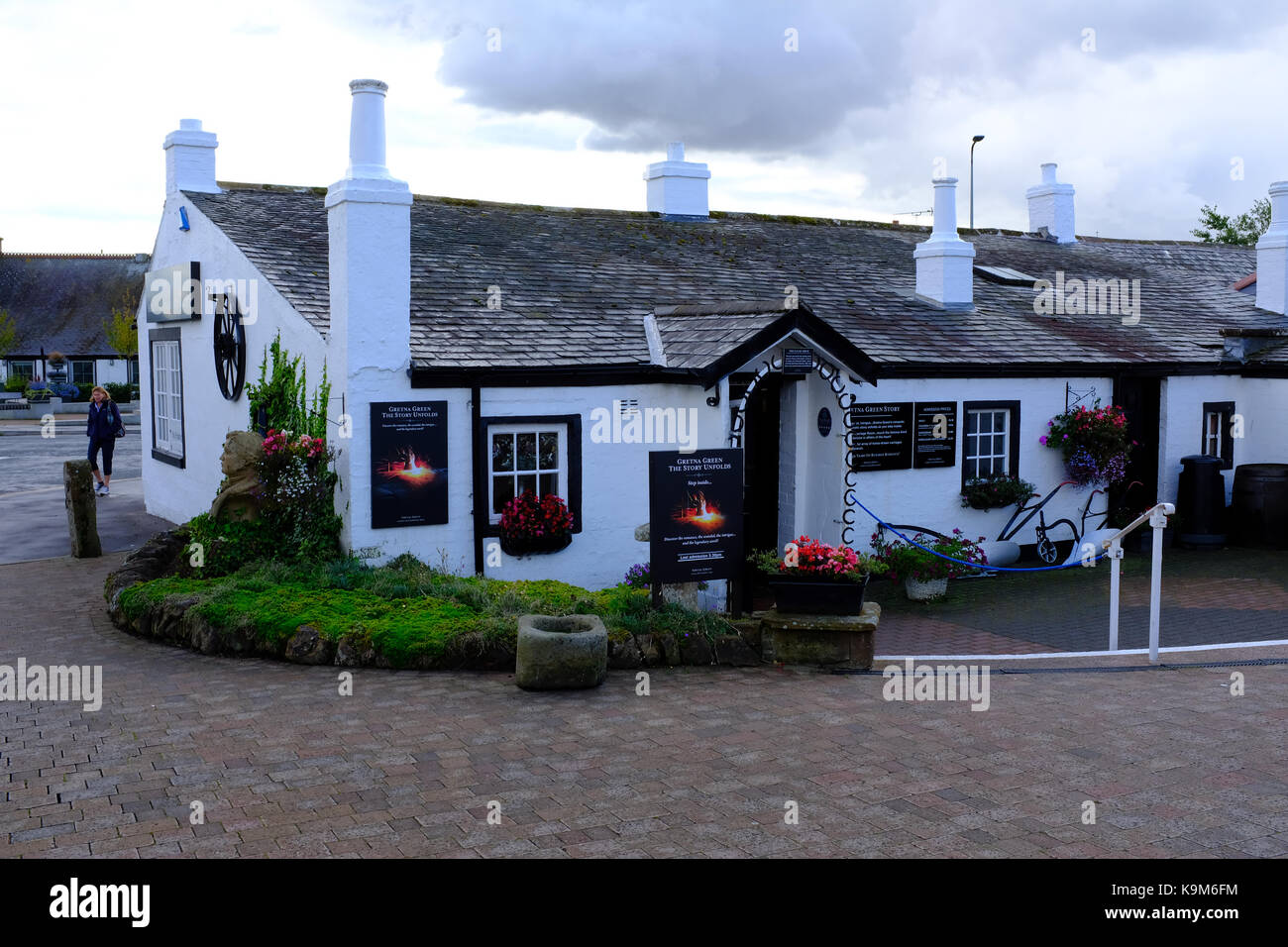 Blacksmiths shop Gretna Green Scotland Stock Photo Alamy