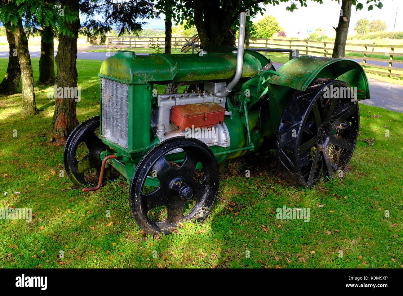 Ford Tractor at Gretna Green Scotland Stock Photo Alamy