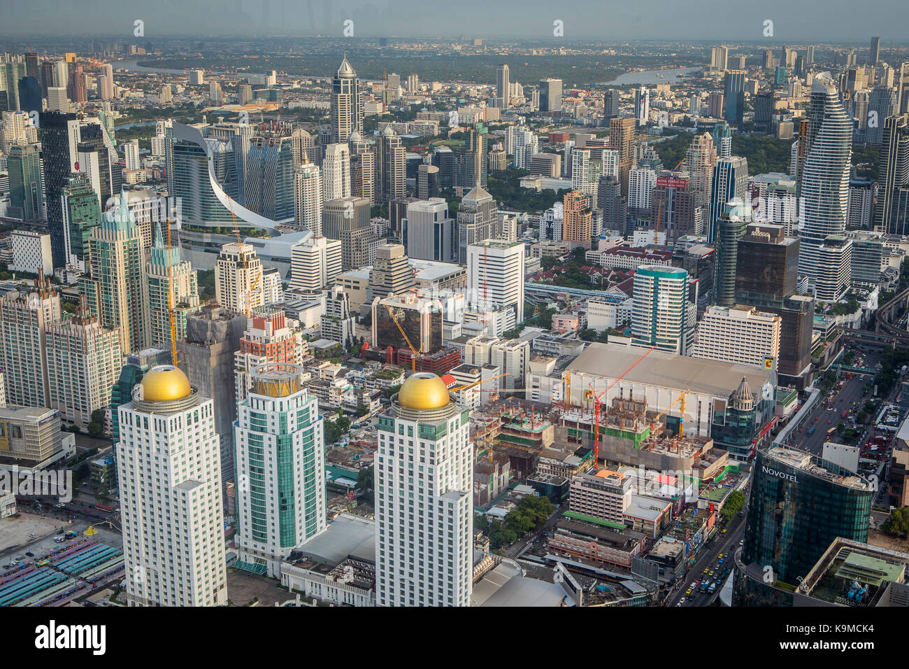 Bangkok Skyline, Downtown, Thailand Stock Photo - Alamy