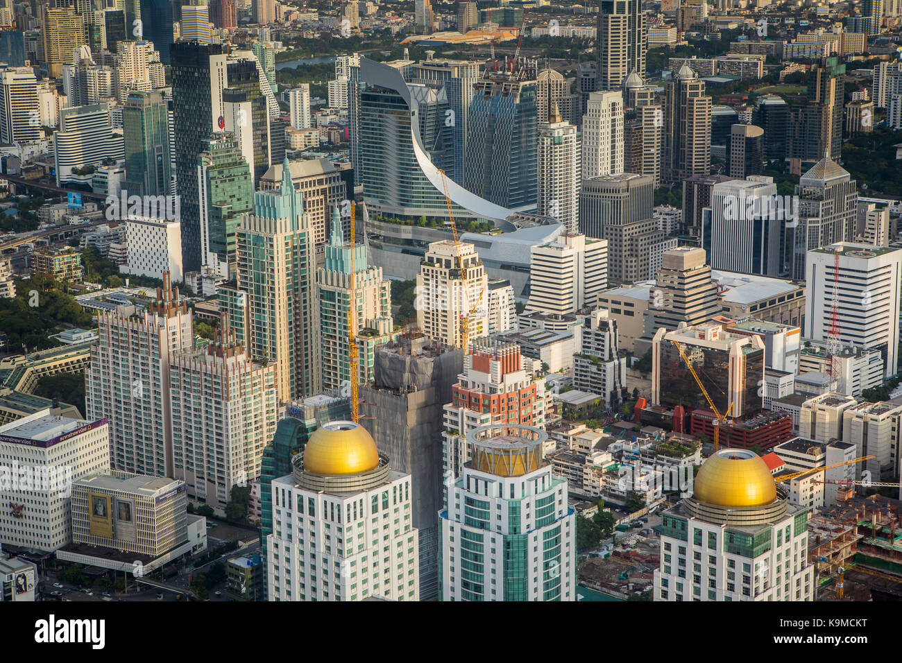 Bangkok Skyline, Downtown, Thailand Stock Photo - Alamy