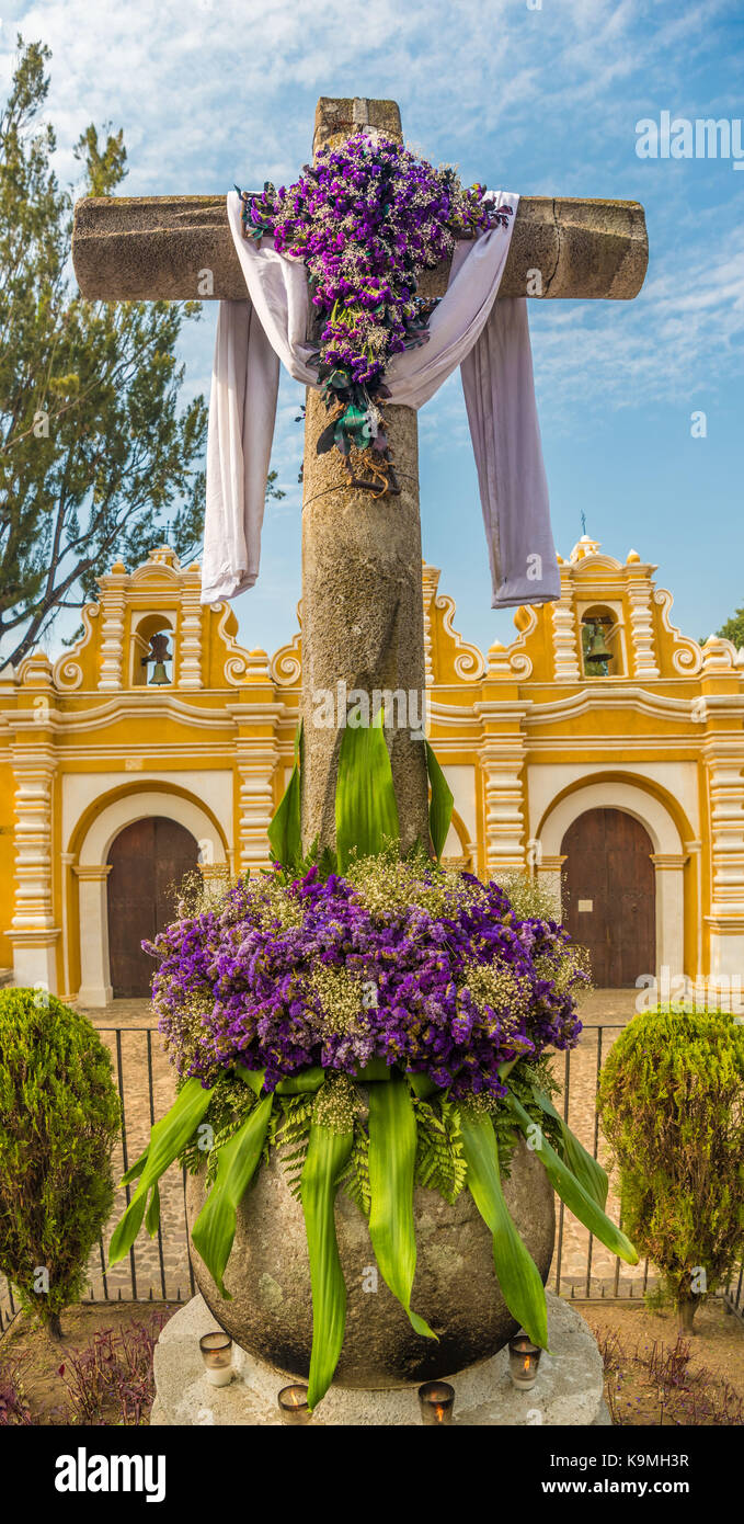 Ermita del Santo Calvario in Antigua Guatemala Stock Photo Alamy