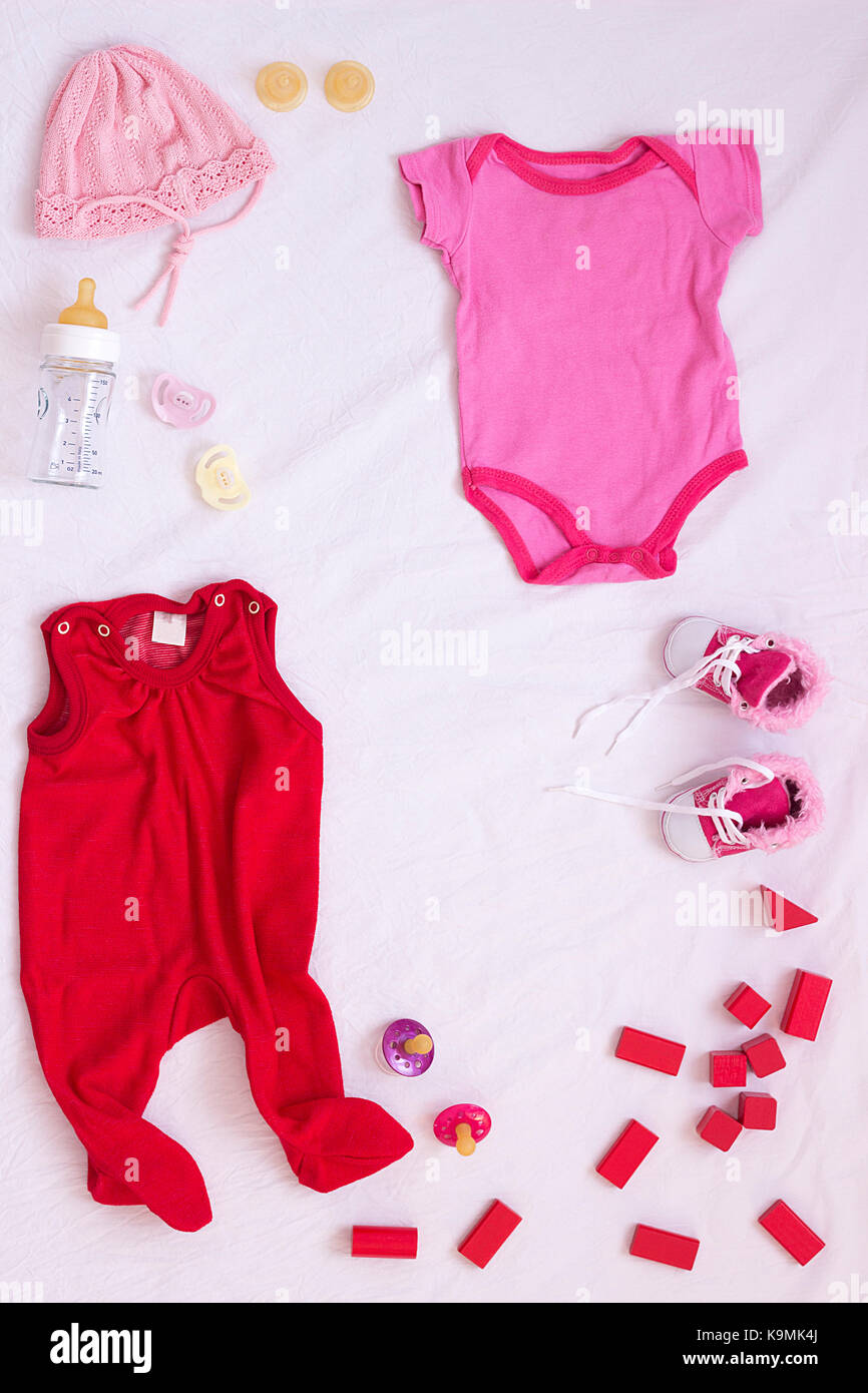 Layette for baby girl Stock Photo - Alamy