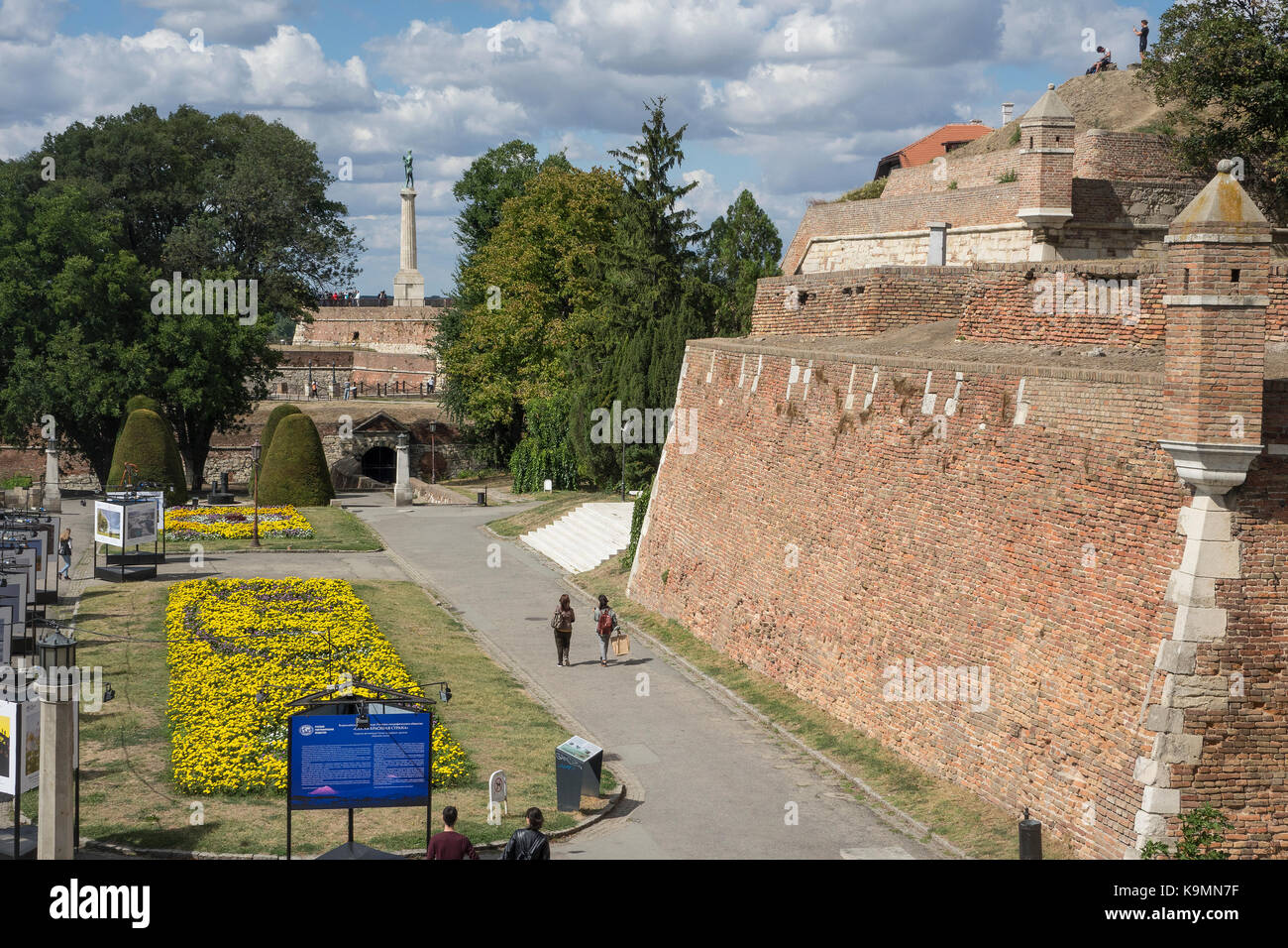 Serbia, Belgrade, Kalemegdan Fortress Stock Photo
