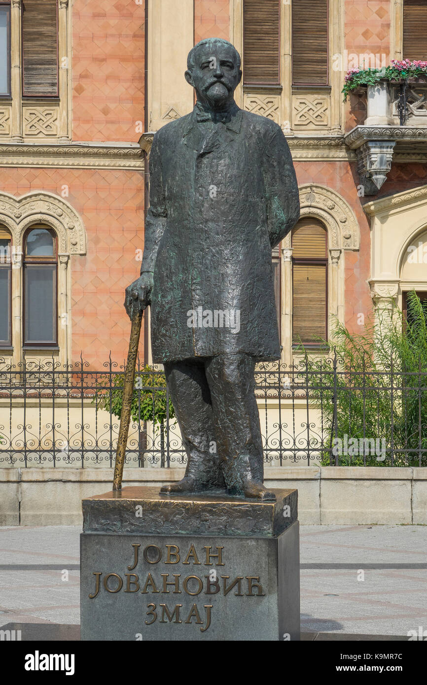 Serbia, Novi Sad, Jovan Jovanovic Zmaj & Bishops palace Stock Photo - Alamy