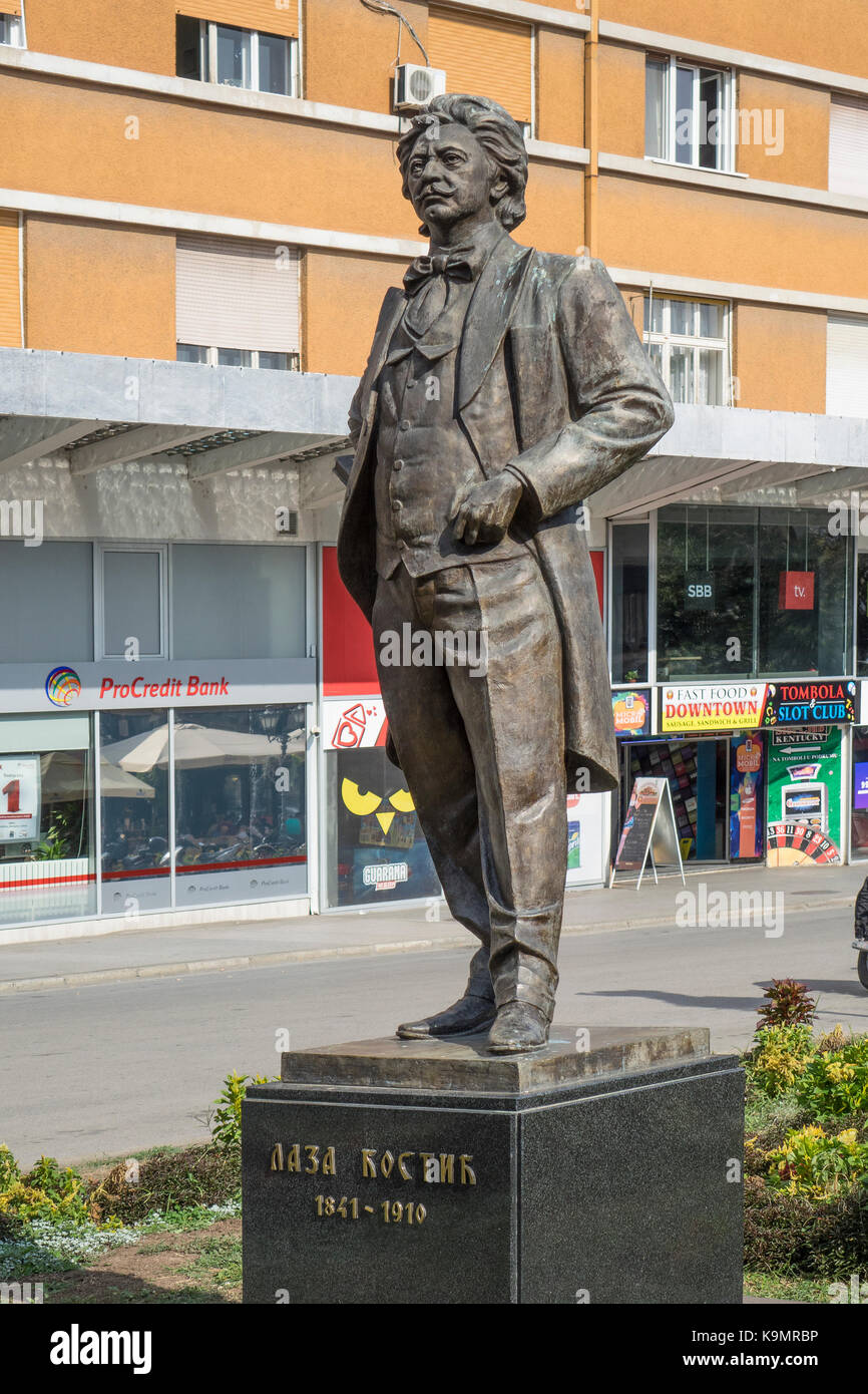 Serbia, Novi Sad, Laza Kostic statue Stock Photo - Alamy