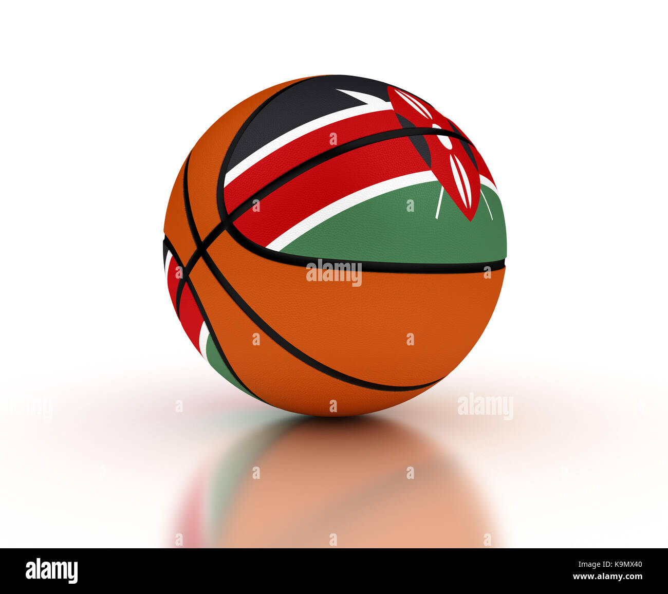 Kenyan Basketball Team (isolated with clipping path Stock Photo Alamy