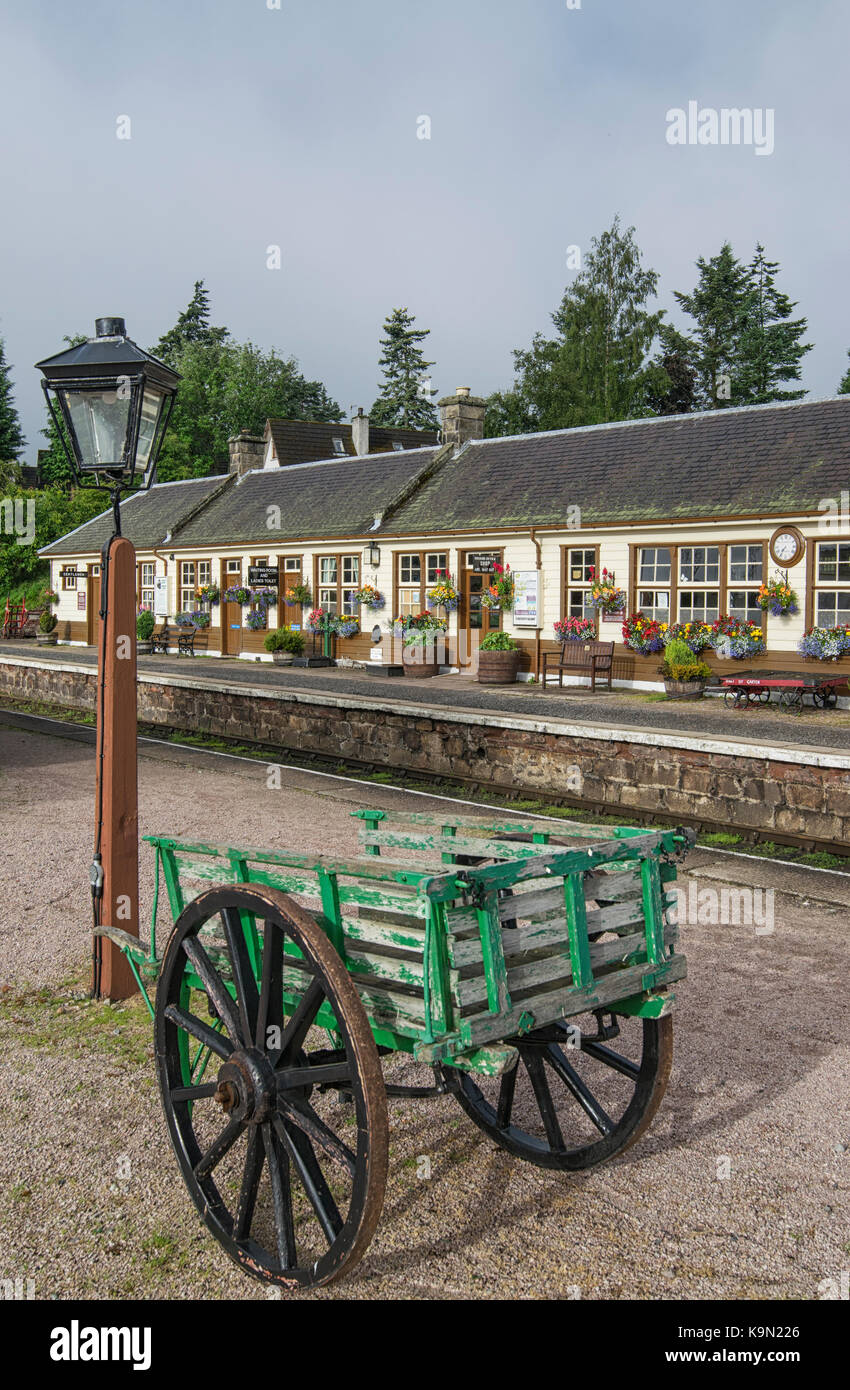 Boat of Garten station in Scotland, UK Stock Photo Alamy