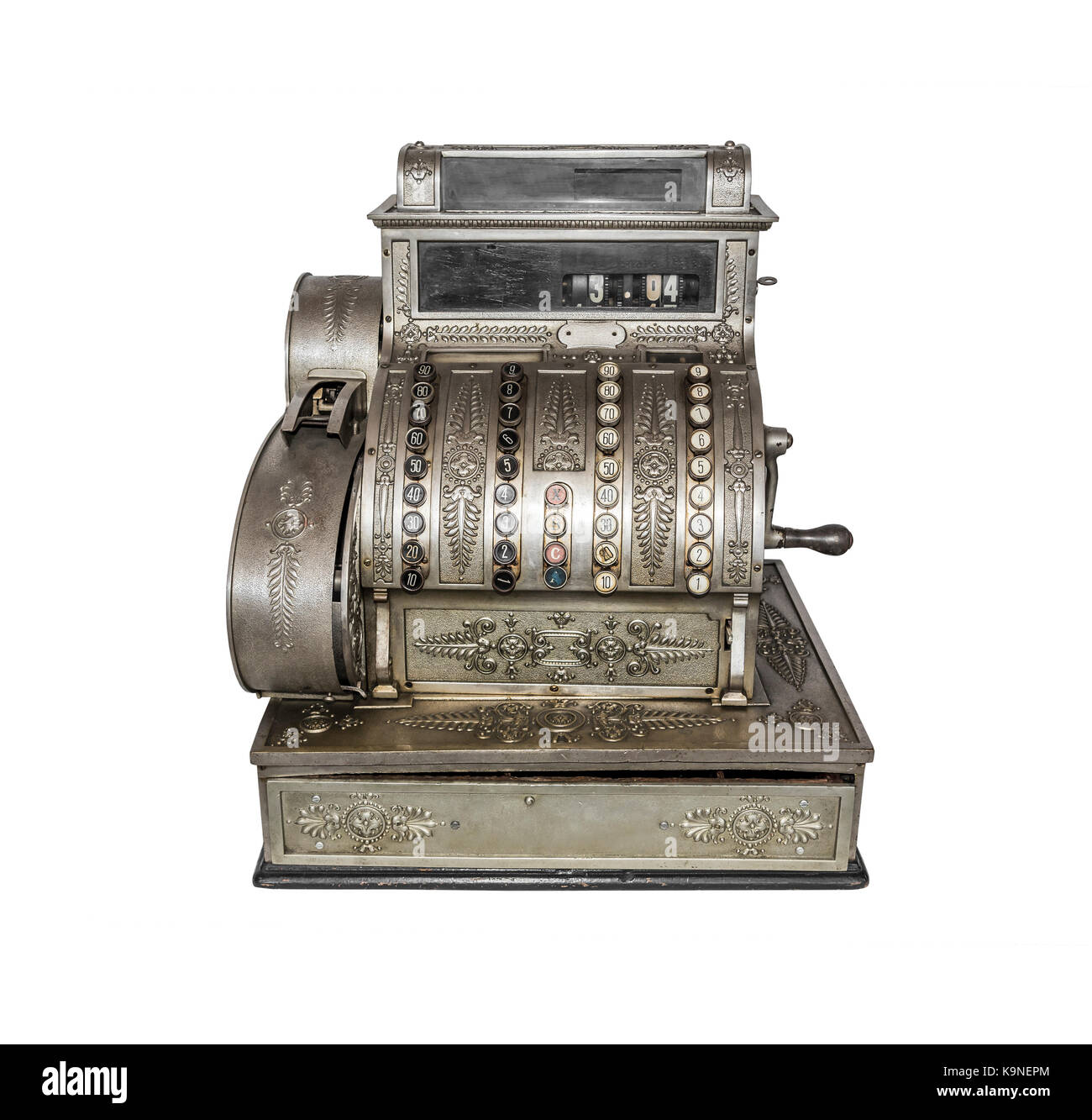 Old Cash Register Stock Photo Alamy