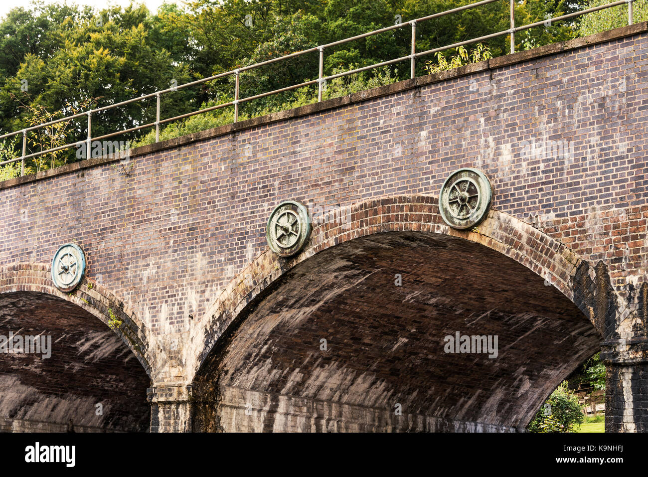 Viaduct, Museum of Iron, Telford. Darby Houses. Stock Photo