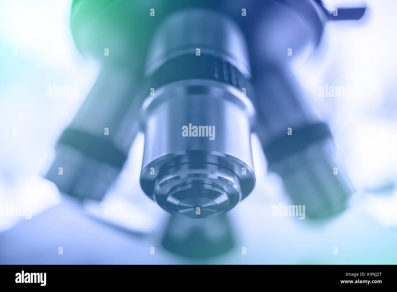 Optical microscope science and laboratory equipment. Microscope for