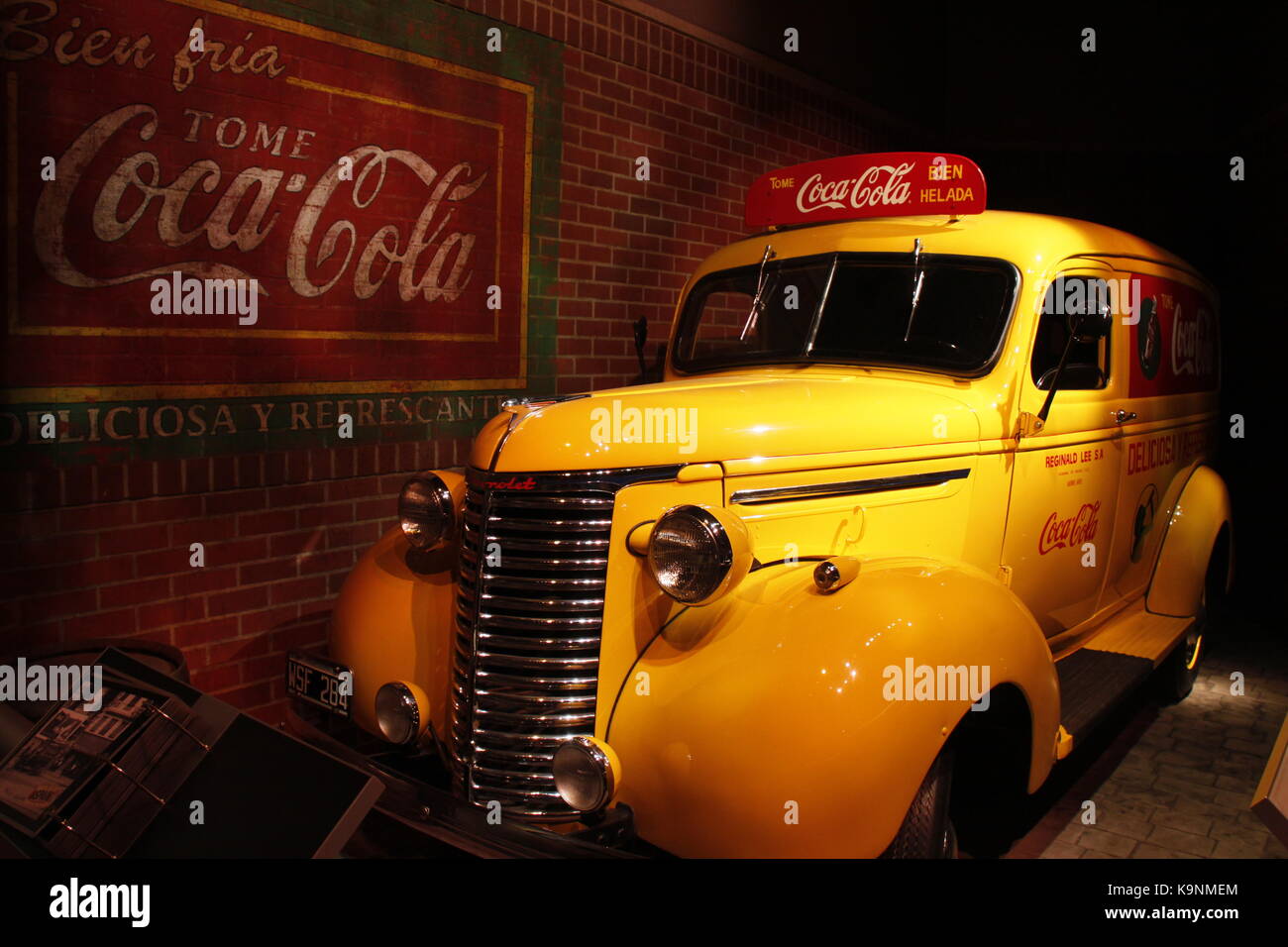 1939 Coca-Cola Chevrolet delivery truck in Atlanta, Georgia USA. Stock Photo
