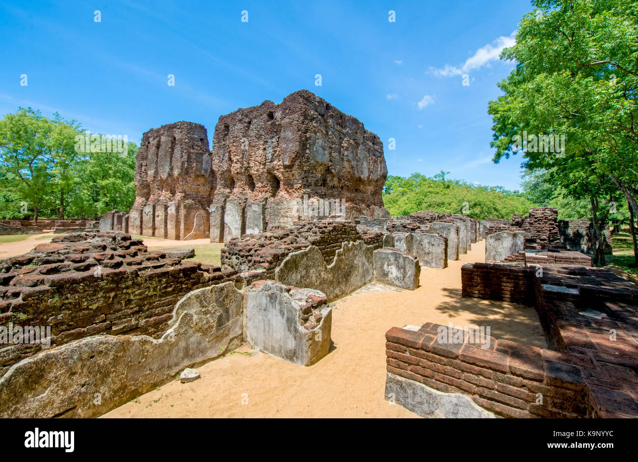 Ancient Ruins Of Polonnaruwa, Sri Lanka Stock Photo Alamy