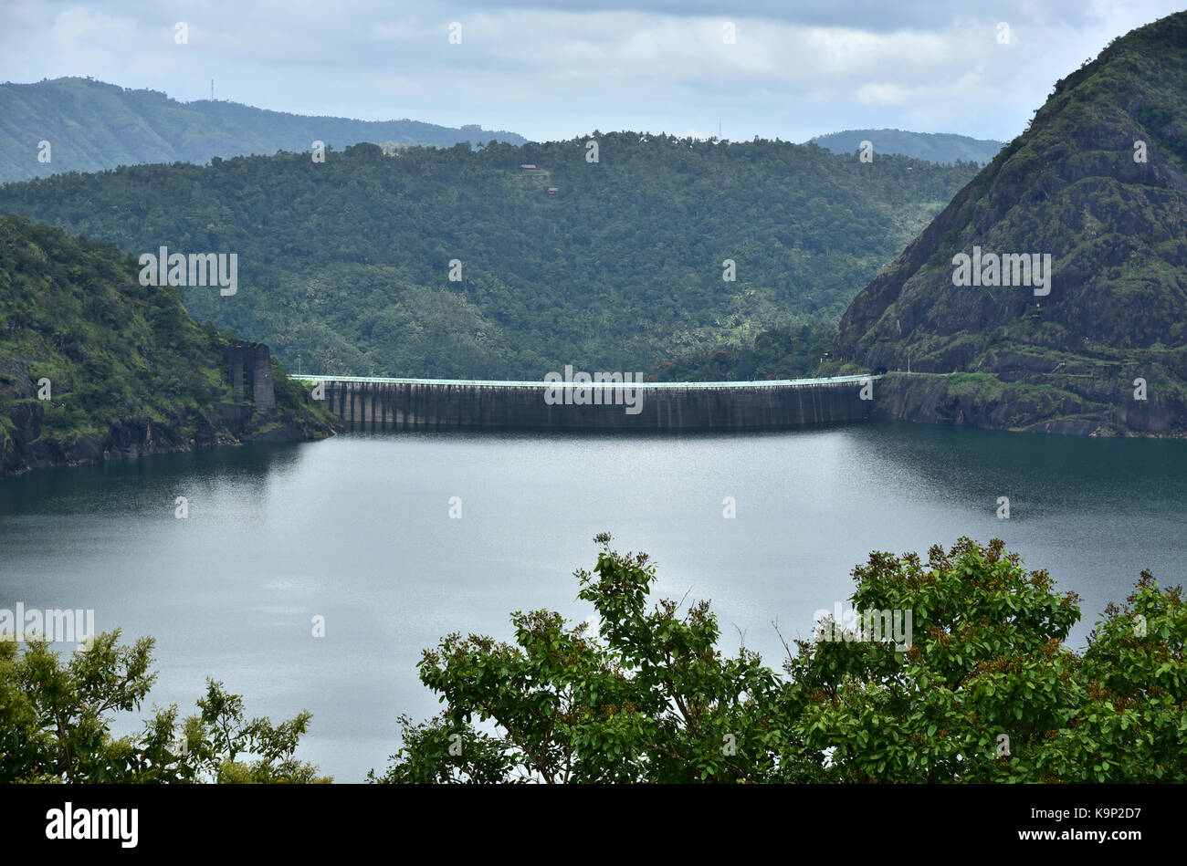 idukki dam and reservoir,kerala,india Stock Photo Alamy