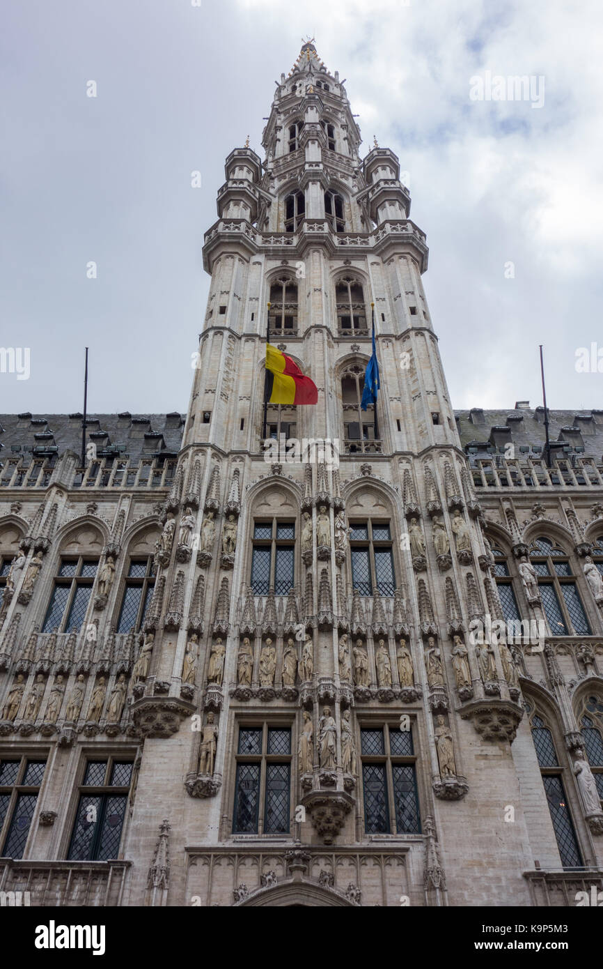 Gothic Architecture In Brussels City Centre Stock Photo - Alamy