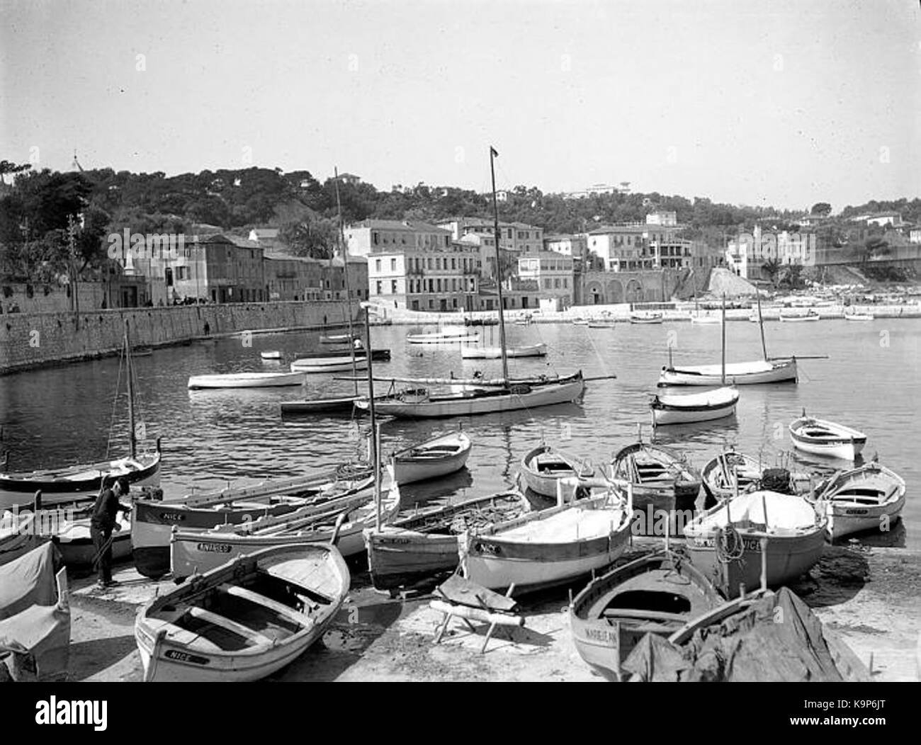 Photo du port de Saint Jean Cap Ferrat par Georges Louis Arlaud Stock Photo  - Alamy
