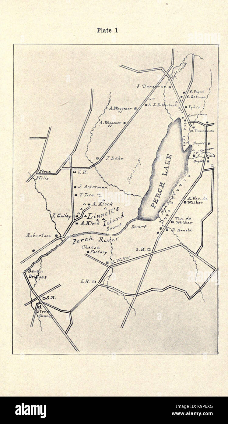 Perch lake mounds, with notes on other New York mounds, and some accounts of Indian trails
