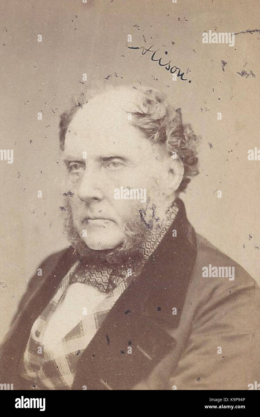 Photo of Sir Archibald Alison, 1st Stock Photo Alamy