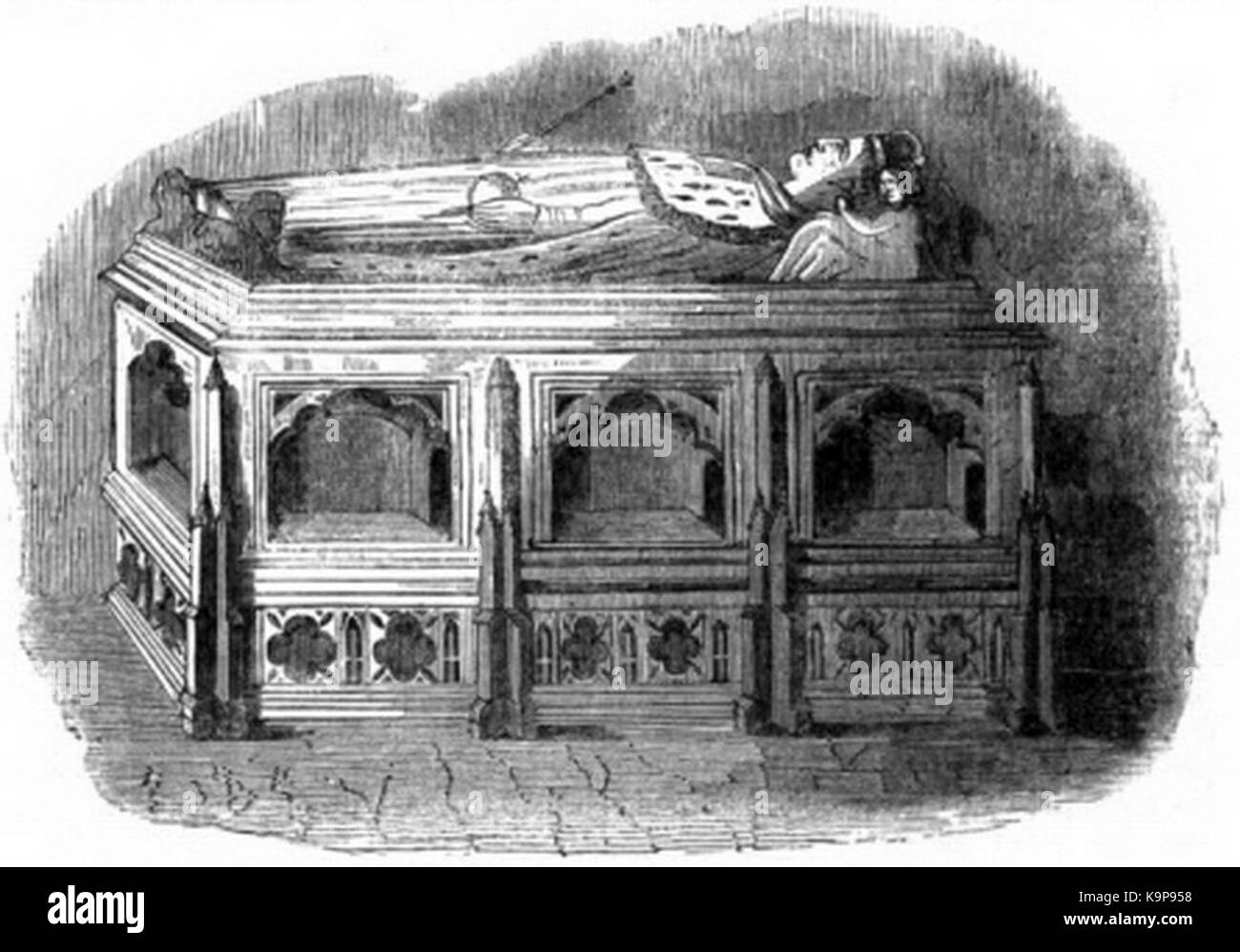 P555 Tomb of Henry V. in Westminister Abbey Stock Photo Alamy