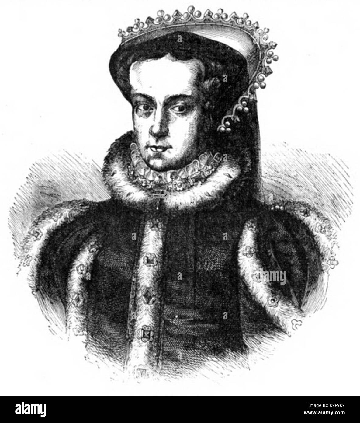 P342 Queen Mary I Stock Photo Alamy