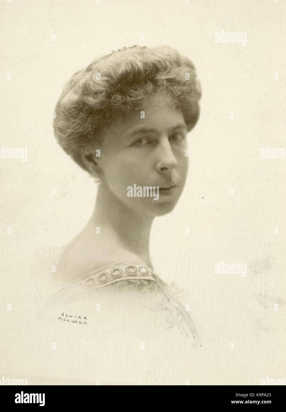 Princess Alexandra of Hohenlohe Langenburg by Atelier Elvira Stock Photo