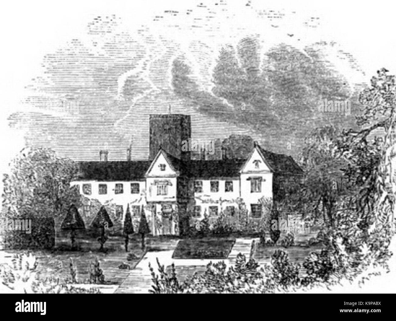 P318 Boscobel House Stock Photo Alamy