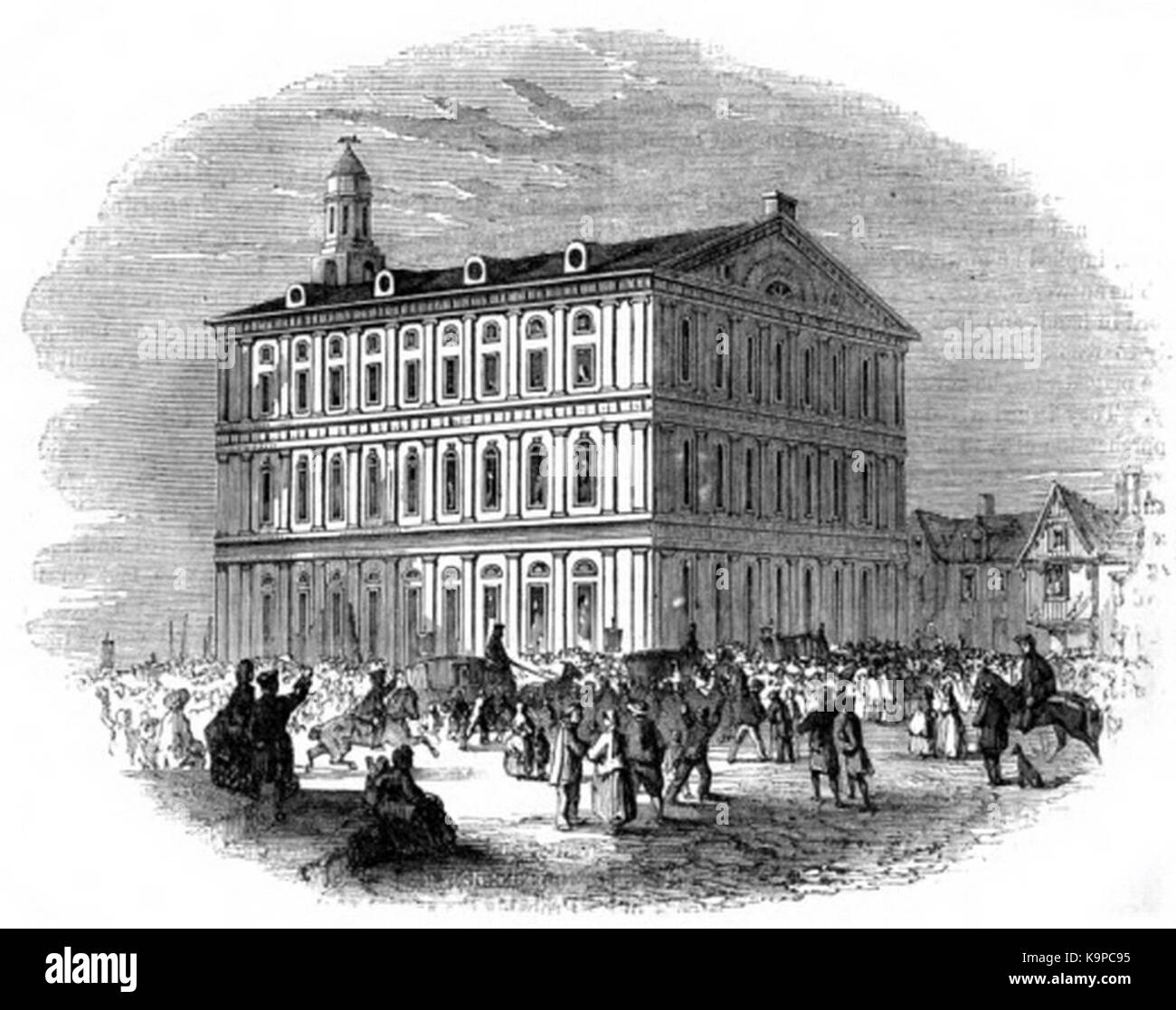 P66 FANEUIL HALL, BOSTON Stock Photo Alamy