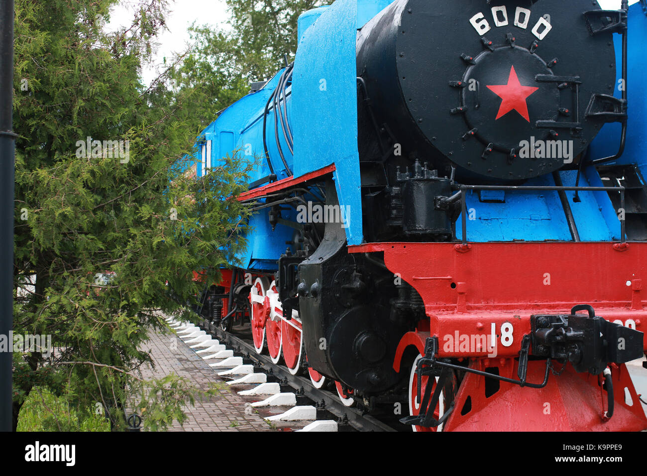 Details of the metal parts of vintage railway train Stock Photo Alamy
