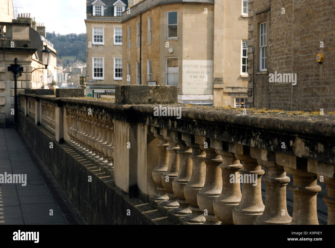 The Great Bath at the Roman Baths, City of Bath, Somerset, England Stock Photo