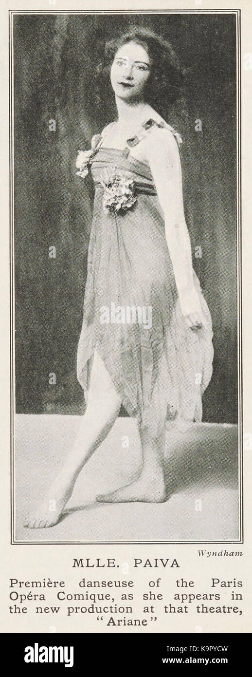 Paul Dukas   Ariane et Barbe Bleue   Mlle. Paiva as Ariane   Paris 10 05 1907 Stock Photo